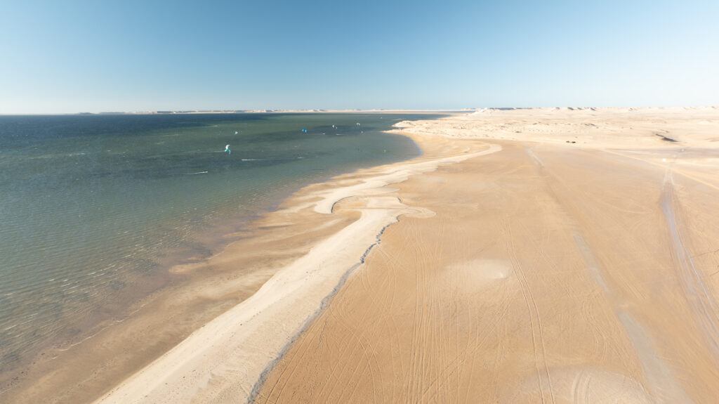 Dakhla lagoon kitesurfing paradise