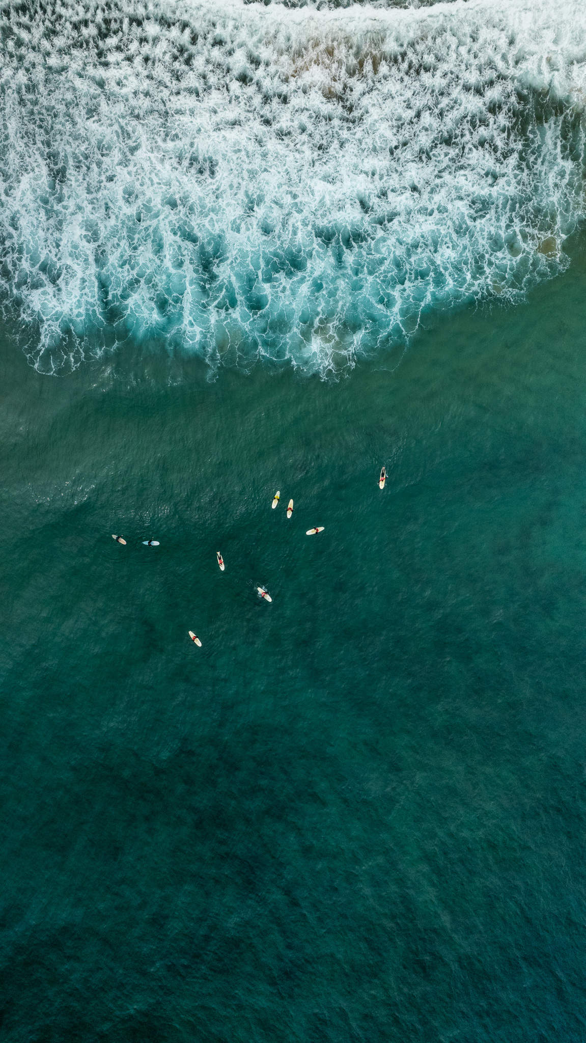 Aerial view of the Dakhla lagoon kitesurfing spot