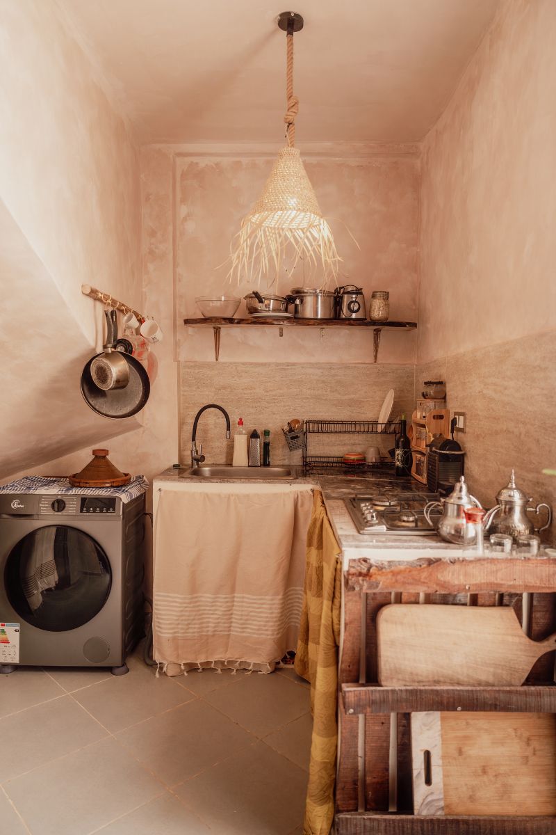 kitchen at Kite House Dakhla accommodation